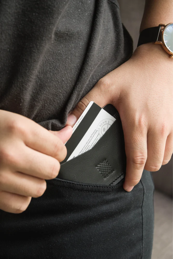 Abra (Red) Leather Card Holder - Image 4