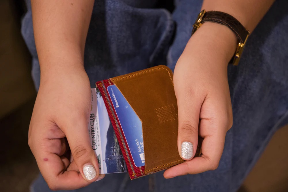 Benguet (Blue) Leather Card Holder - Image 4