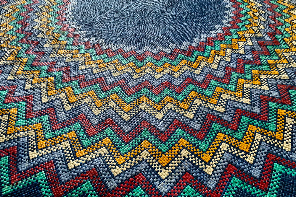 Dark Blue Circular Mat (For Pre-Order) - Image 4