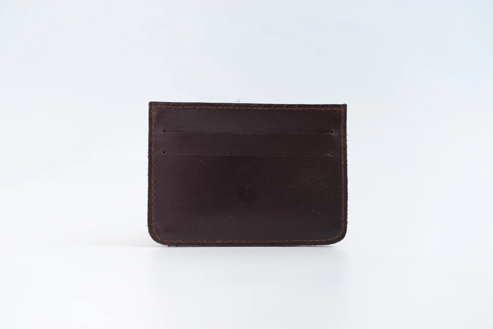 Marawi (Red) Leather Card Holder - Image 6
